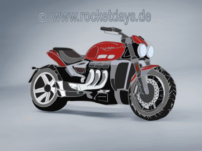 Neue Rocket III von rechts